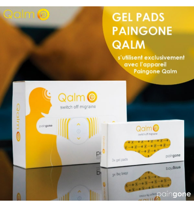Gel Pads Paingone QALM migraines