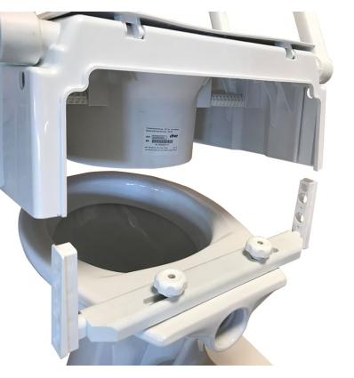 Rehausse WC avec accoudoirs TSE 120 PLUS montage