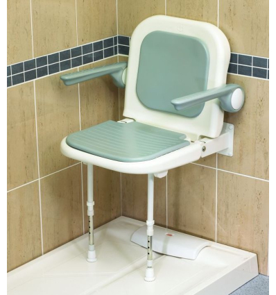 Siège de douche mural rabattable Maldives assise pleine