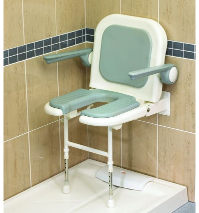 Fauteuil de douche rabattable Maldives assise découpée