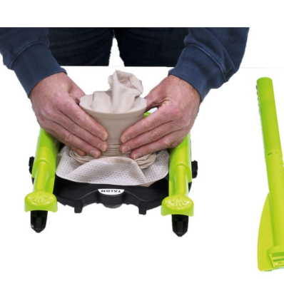 Cadre enfile-bas de contention