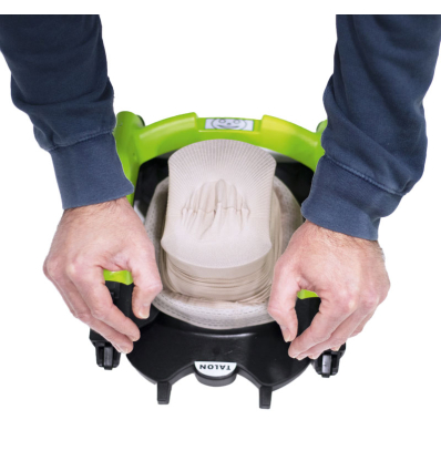 Cadre enfile-bas de contention