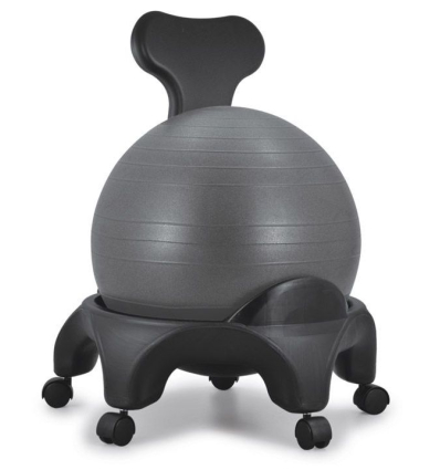 Chaise ballon ergonomique pour le dos Tonic Chair Originale noir