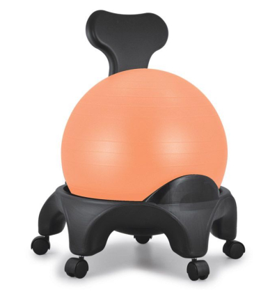 Chaise ergonomique avec ballon Tonic Chair Originale orange