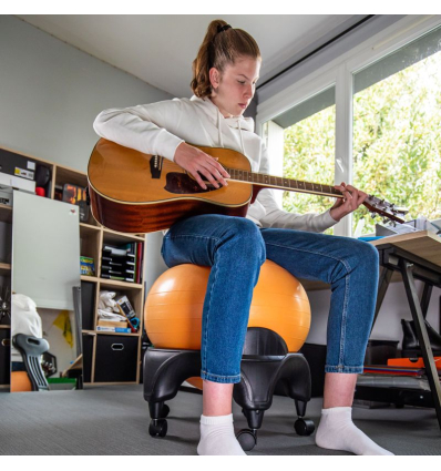 Chaise ergonomique avec ballon Tonic Chair Originale orange