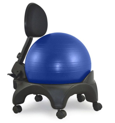 Chaise ergonomique avec ballon Tonic Chair Confort bleu