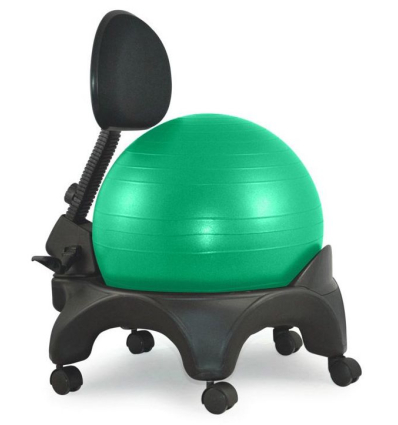 Chaise ergonomique avec ballon Tonic Chair Confort vert