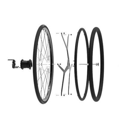 Roues Dreeft pour fauteuil roulant système de freinage Eppur