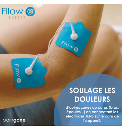 Paire d'électrodes Tens Paingone Fllow pour stimulateur circulatoire