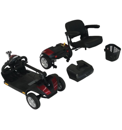 Scooter handicapé 4 roues Traveler démontable
