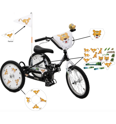 Kit de personnalisation guepard tricycle Tonicross Rupiani