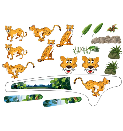 Kit de personnalisation guepard tricycle Tonicross Rupiani