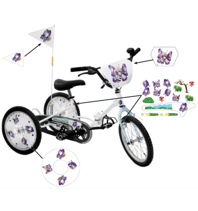 Kit de personnalisation papillon tricycle Tonicross Rupiani