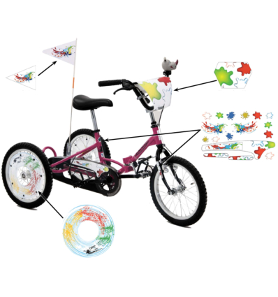 Kit de personnalisation splash tricycle Tonicross Rupiani