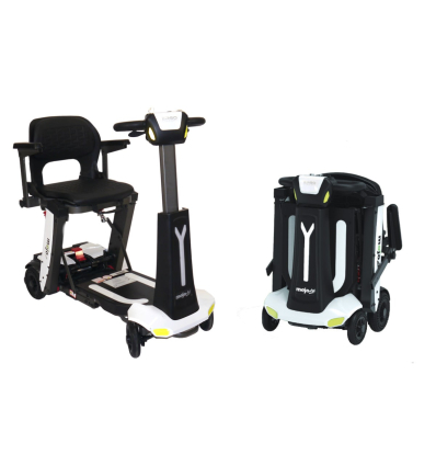 Scooter électrique 4 roues pliable Ergo MOJO Lit blanc