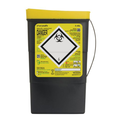 Collecteur de déchets Sharpsafe 0,45 L