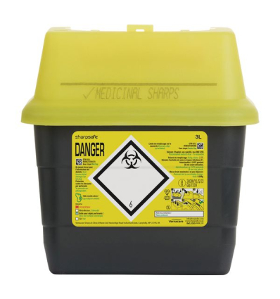 Collecteur de déchets Sharpsafe 3L