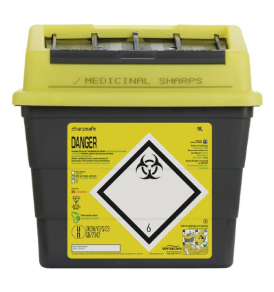 Collecteur de déchets Sharpsafe 9L