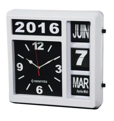Horloge calendrier analogique Classic 2