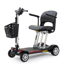 Scooter électrique 4 roues Buzz Easytrans rouge