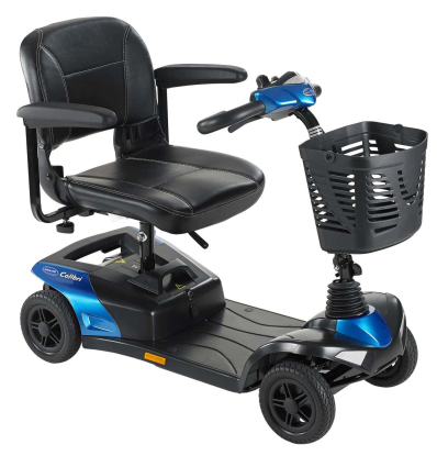 Scooter électrique 4 roues Colibri Indoor bleu invacare