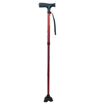 Canne de marche Stabilicane rouge