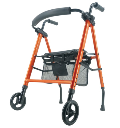 Déambulateur 2 roues piable Neo Classic orange