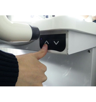 Lavabo avec miroir réglable en hauteur