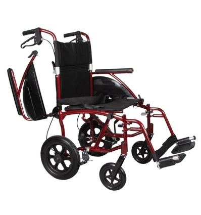Fauteuil roulant de transfert pliant Stan Ultra avec accoudoirs relevables Drive Devilbiss