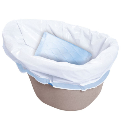 Boîte de 20 sacs protège-seau pour chaise percée Dr Helewa