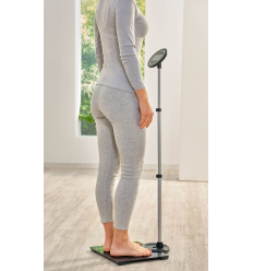 Balance médicale avec écran extensible noir