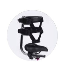 Double appui-dos avec dossière pour tricycle Rupiani