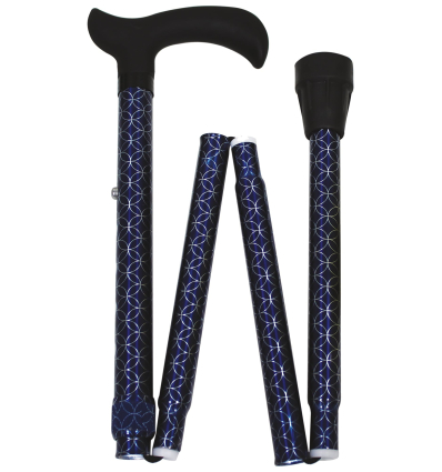 Canne de marche pliante Derby Fashion bluemary herdegen