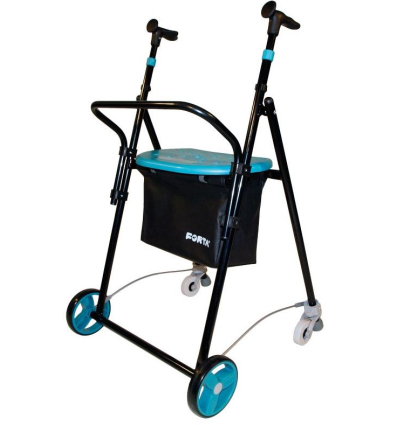 Déambulateur 2 roues Air-On Plus Forta turquoise