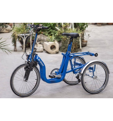 Tricycle adulte pliant Di Blasi R32 bleu