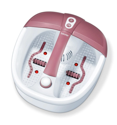 Bain de pieds multifonctions spa Beurer FB 35 rose et blanc