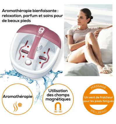 Bain de pieds spa aromathérapie et bienfaisance