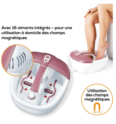 Utilisation de champ magnétique dans le bain de pied