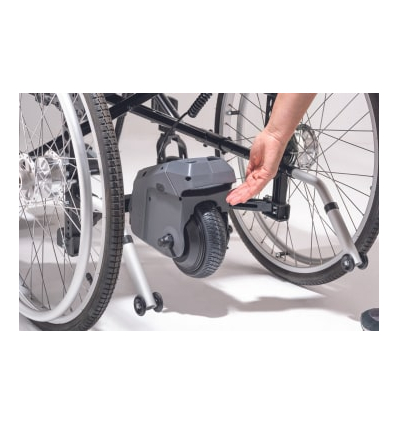Motorisation pour fauteuil roulant Via Go en position parking