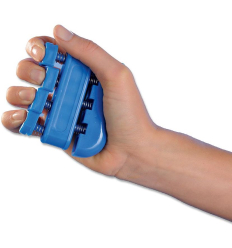 Exerciseur doigts et mains rééducation x2 bleu