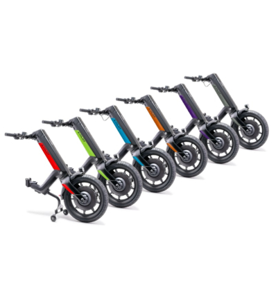 Les couleurs de la motorisation pour fauteuil roulant Alber e-Pilot Invacare