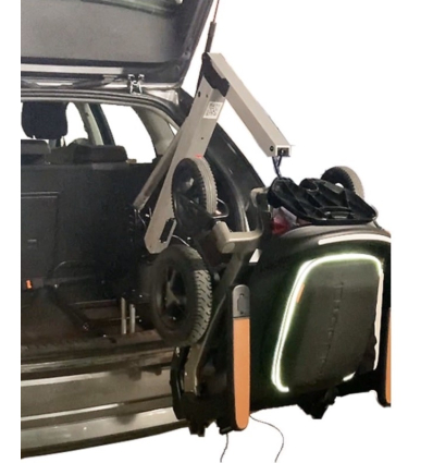 Grue de coffre pour fauteuil roulant Ergo Atlas 60 amovible facile à installer