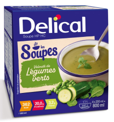 Delical soupe hyperprotéinée légumes verts