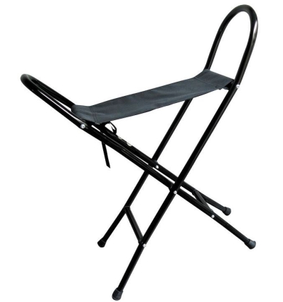 Siège en tissu pliant noir