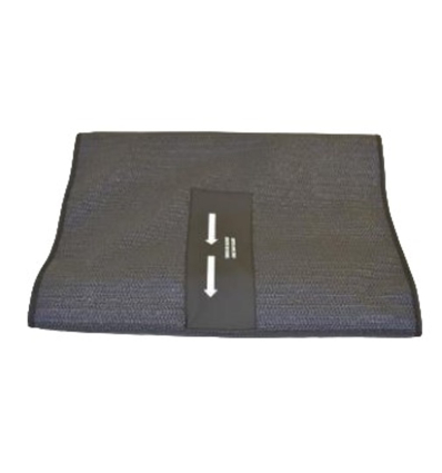 Coussin anti-glisse pour fauteuil roulant noir
