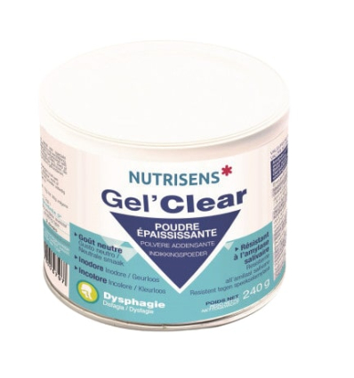 Eau gélifiée en poudre Gel Clear Nutrisens
