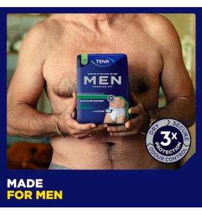 Slip absorbant homme Tena Men Premium Fit pour homme