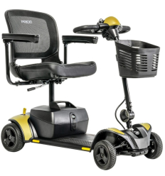 Scooter électrique 4 roues Go-Go Elite Traveller 2 jaune pride mobility