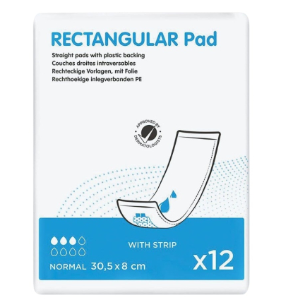 Protection droite intraversable ID Rectangular Pad Normal Ontex