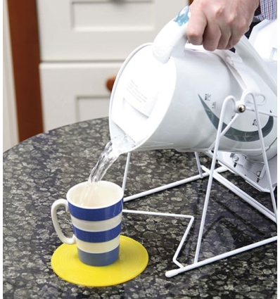 Set de table antidérapant rond Dycem jaune